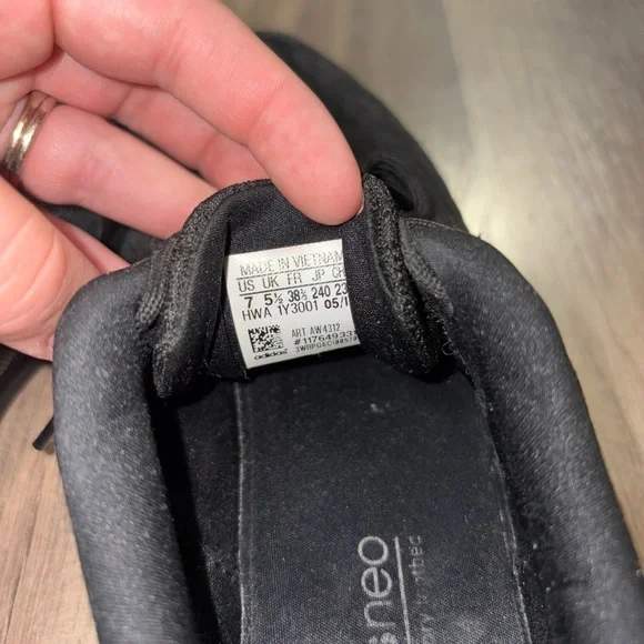 Adidas Women’s Triple Black Sneakers - Picture 5 of 5